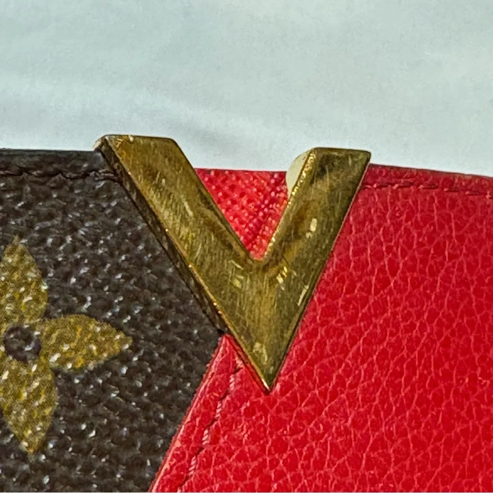 Louis Vuitton Kimono Card Case Holder in Cerise Cherry RARE - Picture 10 of 11